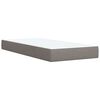 vidaXL &Kappa;&rho;&epsilon;&beta;ά&tau;&iota; Boxspring &mu;&epsilon; &Sigma;&tau;&rho;ώ&mu;&alpha; Taupe 90x200 &epsilon;&kappa;. &Upsilon;&phi;&alpha;&sigma;&mu;ά&tau;&iota;&nu;&omicron;