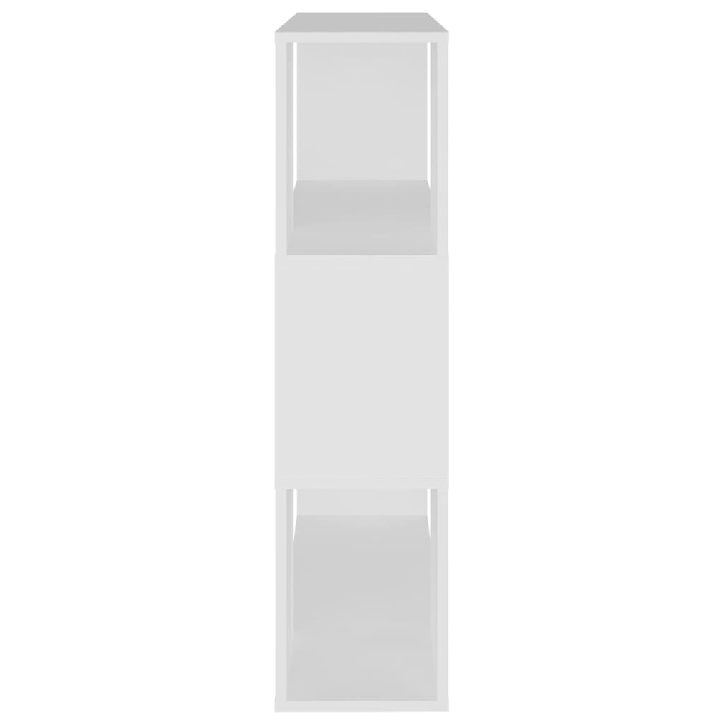 vidaXL Βιβλιοθήκη/Διαχωριστικό Χώρου Λευκό 80x24x94 εκ. Μοριοσανίδα
