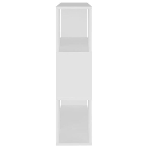vidaXL Βιβλιοθήκη/Διαχωριστικό Χώρου Λευκό 80x24x94 εκ. Μοριοσανίδα