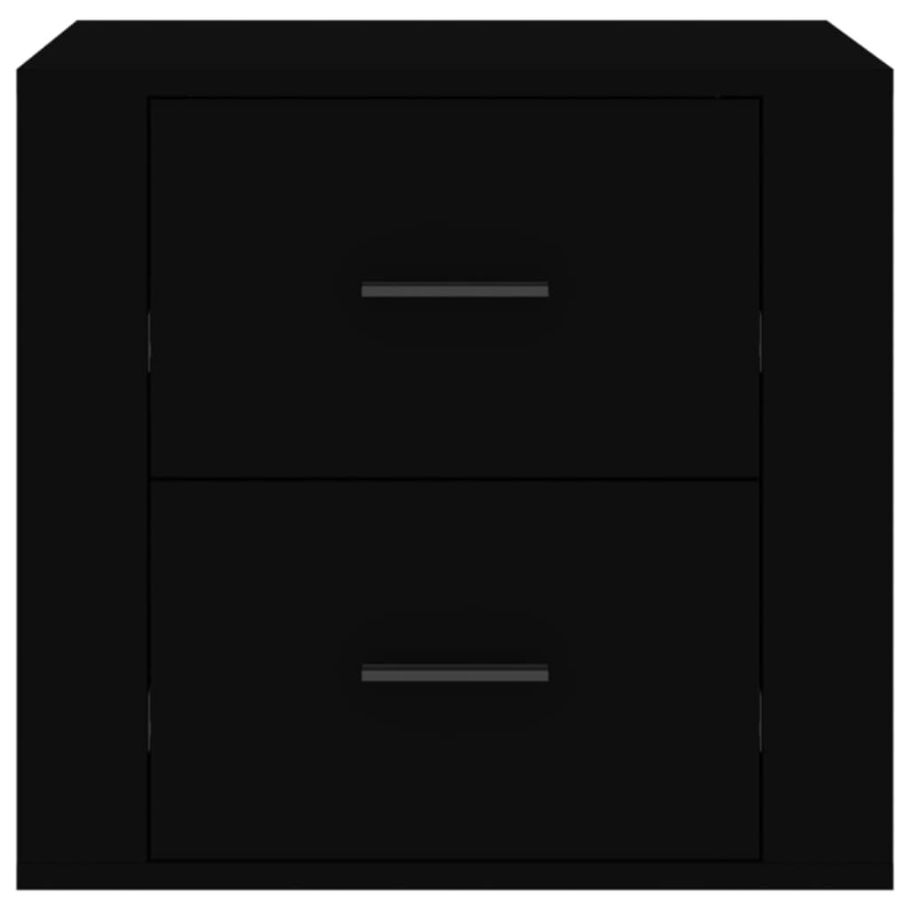 vidaXL Κομοδίνο Μαύρο 50 x 39 x 47 εκ.