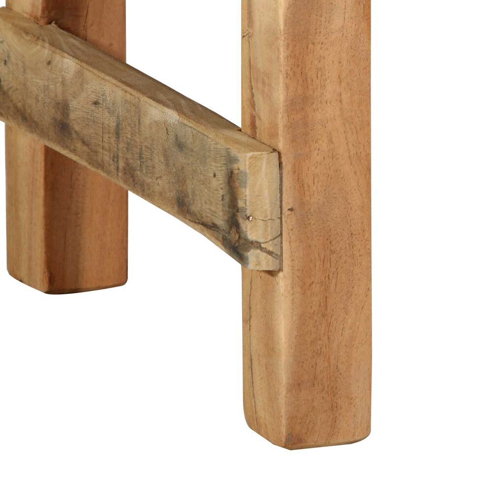 vidaXL Πάγκος 110x35x46 εκ. από μασίφ ανακυκλωμένο ξύλο