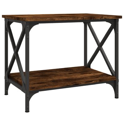 vidaXL Βοηθητικό Τραπέζι Καφέ Δρυς 55x38x45 εκ. Επεξεργασμένο Ξύλο