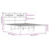 vidaXL Πλαίσιο Κρεβατιού με Κεφαλάρι Μαύρο 160 x 200 εκ. Μεταλλικό