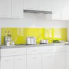 vidaXL Πίσω Πάνελ Κουζίνας 2 pcs Κίτρινο 100 x 40 cm σκληρυμένο γυαλί