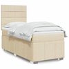 vidaXL &Kappa;&rho;&epsilon;&beta;ά&tau;&iota; Boxspring &mu;&epsilon; &Sigma;&tau;&rho;ώ&mu;&alpha; &Kappa;&rho;&epsilon;&mu; 80 x 200 &epsilon;&kappa;. &Upsilon;&phi;&alpha;&sigma;&mu;ά&tau;&iota;&nu;&omicron;