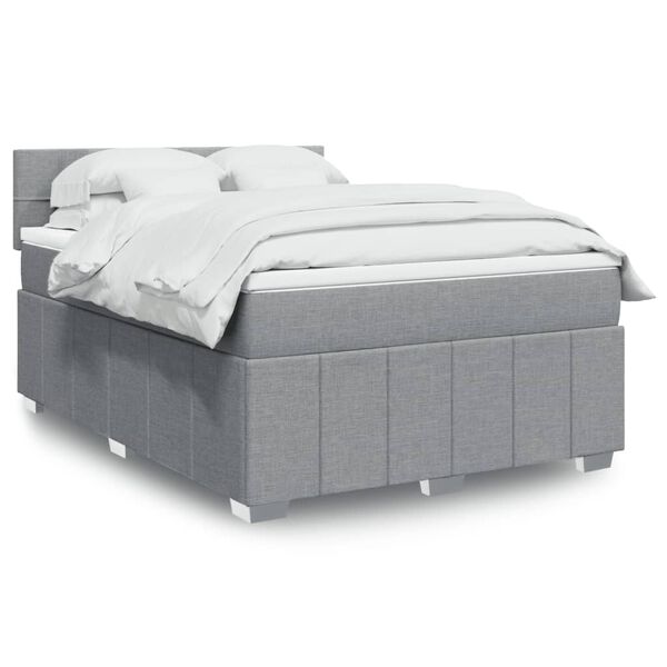 vidaXL &Kappa;&rho;&epsilon;&beta;ά&tau;&iota; Boxspring &mu;&epsilon; &Sigma;&tau;&rho;ώ&mu;&alpha; &Alpha;&nu;. &Pi;&rho;ά&sigma;&iota;&nu;&omicron; 160x200&epsilon;&kappa; &Upsilon;&phi;&alpha;&sigma;&mu;ά&tau;&iota;&nu;&omicron;