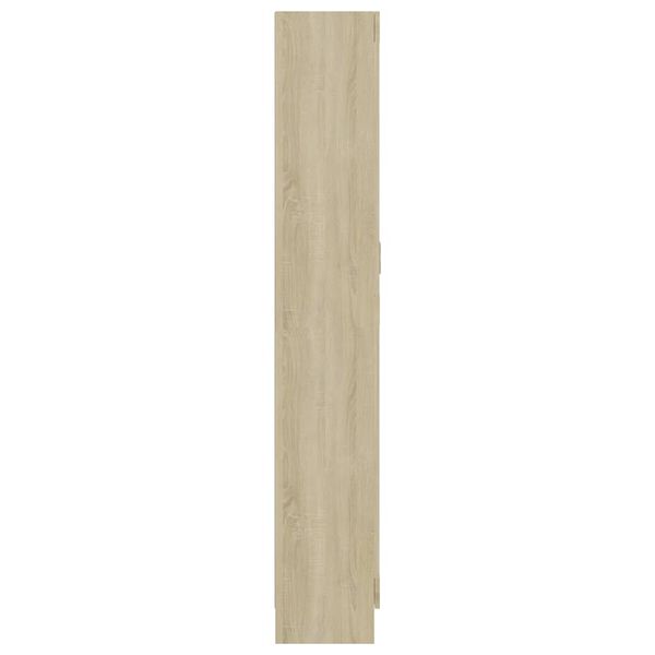 vidaXL Βιβλιοθήκη Χρώμα Sonoma Δρυς 82,5x30,5x185,5 εκ. Επεξ. Ξύλο