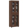 vidaXL Highboard &Kappa;&alpha;&phi;έ &delta;&rho;&upsilon;&sigmaf; 60 x 35 x 182 &epsilon;&kappa;. &Epsilon;&pi;&epsilon;&xi;&epsilon;&rho;&gamma;&alpha;&sigma;&mu;έ&nu;&omicron; &xi;ύ&lambda;&omicron;