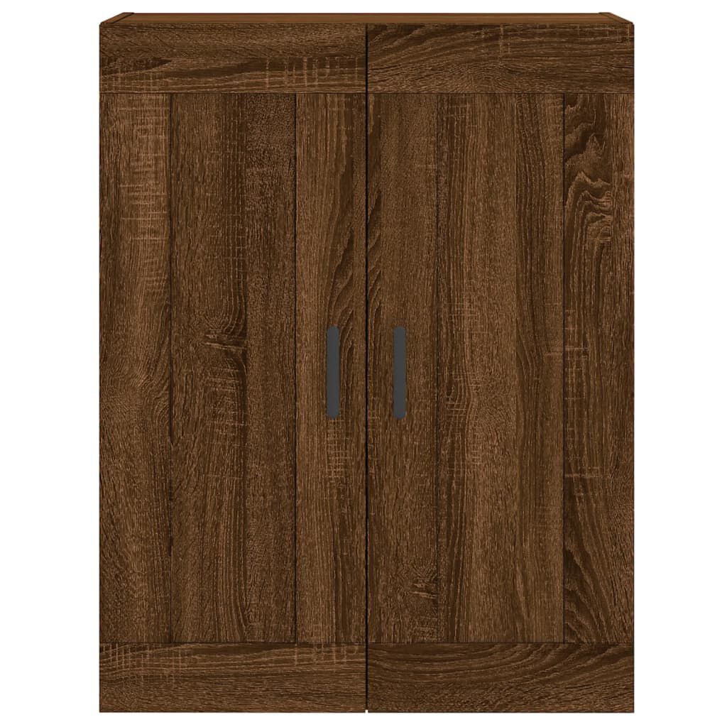 vidaXL Ντουλάπι Τοίχου Καφέ Δρυς 69,5 x 34 x 90 εκ. από Επεξεργ. Ξύλο
