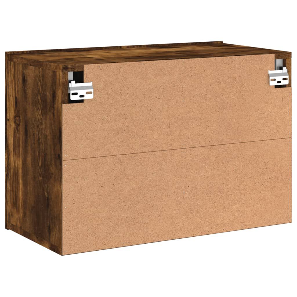 vidaXL Ντουλάπι Τοίχου Τηλεόρασης Καφέ Δρυς 60 x 30 x 41 εκ.