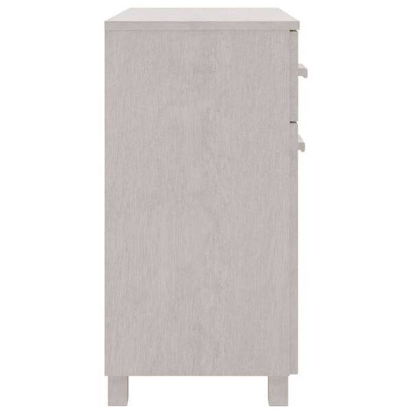 vidaXL Ντουλάπι Αποθήκευσης Λευκό 79 x 40 x 80 εκ. Μασίφ Ξύλο Πεύκου