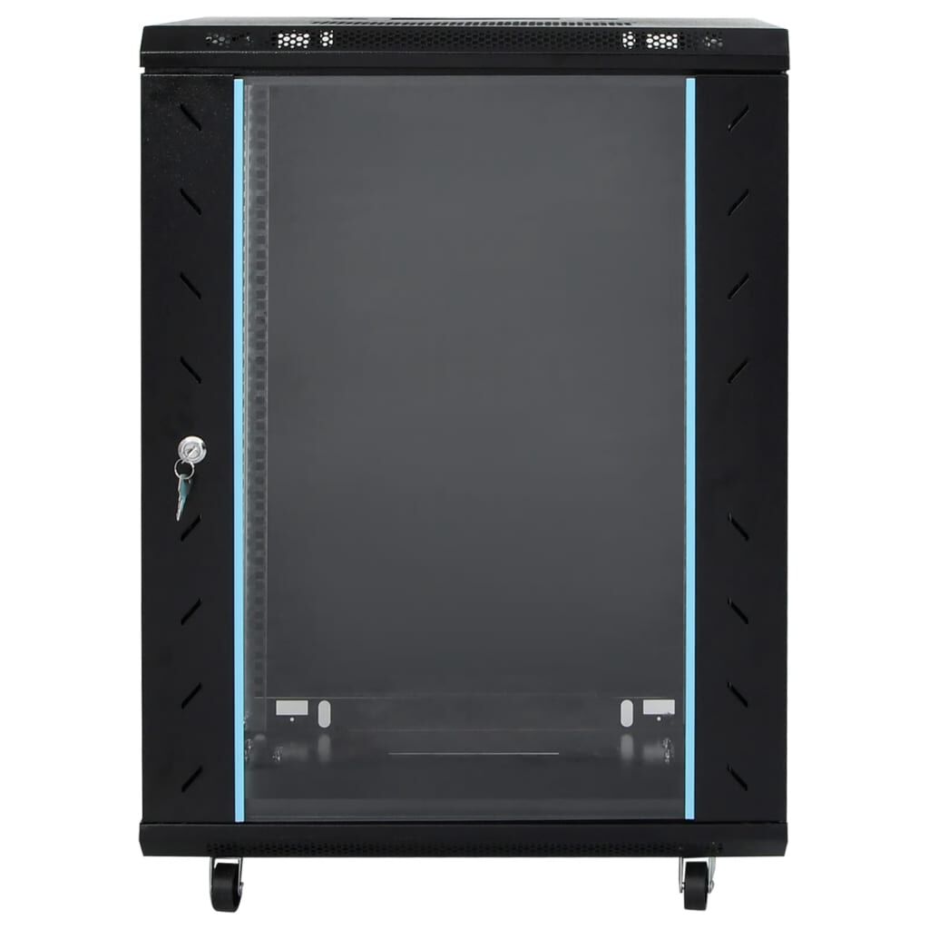 vidaXL Καμπίνα Δικτύου με Περιστ. Πόδια 15U 19" IP20 53x40x80 εκ.