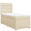 vidaXL &Kappa;&rho;&epsilon;&beta;ά&tau;&iota; Boxspring &mu;&epsilon; &Sigma;&tau;&rho;ώ&mu;&alpha; &Kappa;&rho;&epsilon;&mu; 100 x 200 &epsilon;&kappa;. &Upsilon;&phi;&alpha;&sigma;&mu;ά&tau;&iota;&nu;&omicron;
