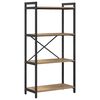 vidaXL &Rho;ά&phi;&iota; &Beta;&iota;&beta;&lambda;ί&omega;&nu; 60 x 30 x 120 &epsilon;&kappa; &Epsilon;&pi;&epsilon;&xi;&epsilon;&rho;&gamma;&alpha;&sigma;&mu;έ&nu;&omicron; &Xi;ύ&lambda;&omicron; Artisan Oak