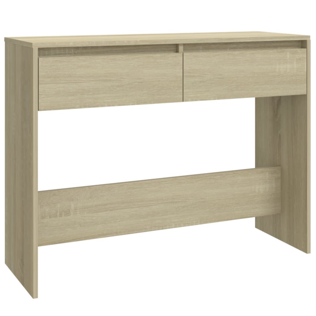 vidaXL Τραπέζι Κονσόλα Sonoma Δρυς 100x35x76,5 εκ. Επεξεργασμένο Ξύλο