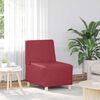 vidaXL Μοναδικός Καναπές χωρίς Χερούλια 2 pcs Κόκκινο 55 x 74 x 82 εκ.