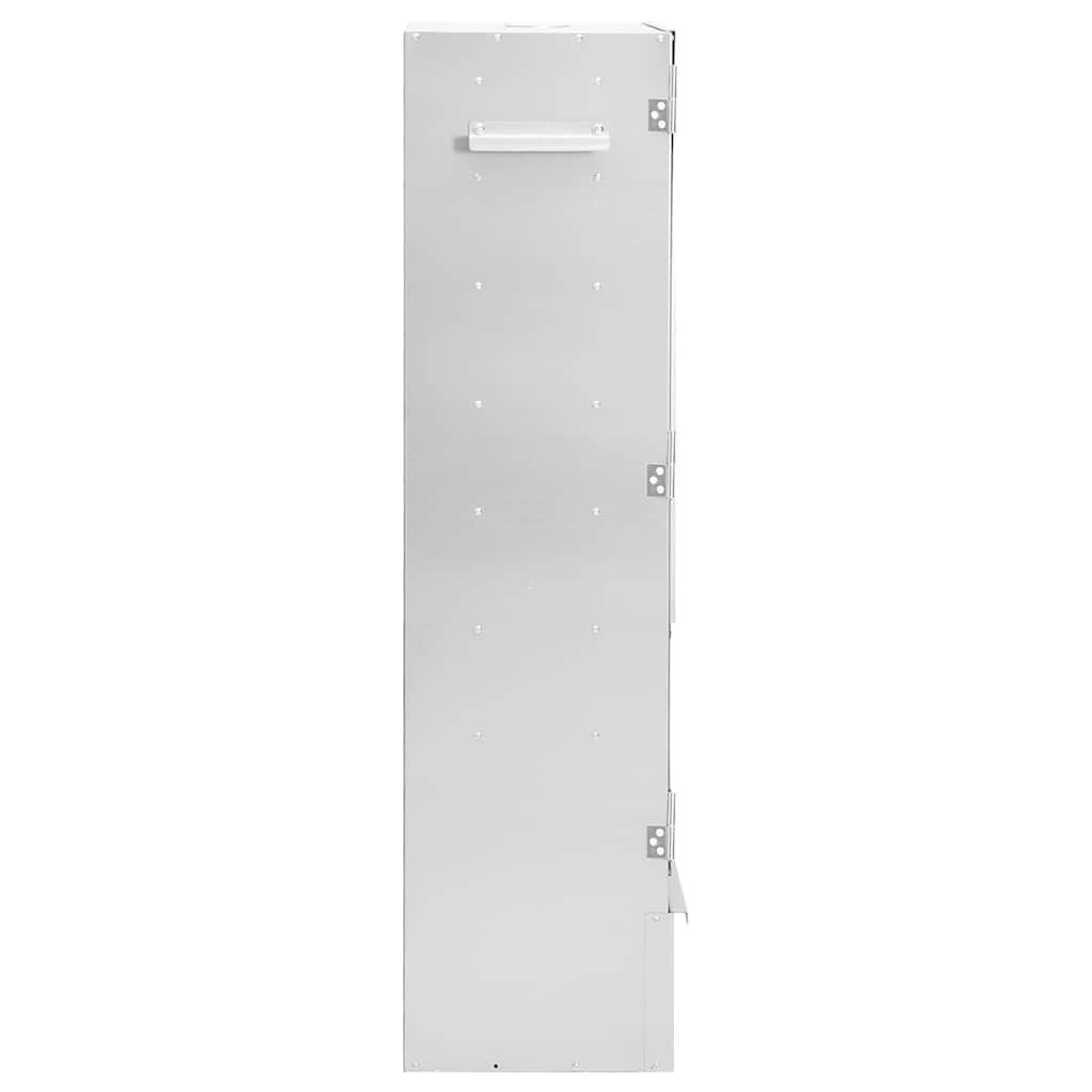 vidaXL Φούρνος Μπάρμπεκιου με Πριονίδι 44,5x29x110 εκ. Γαλβαν. Ατσάλι