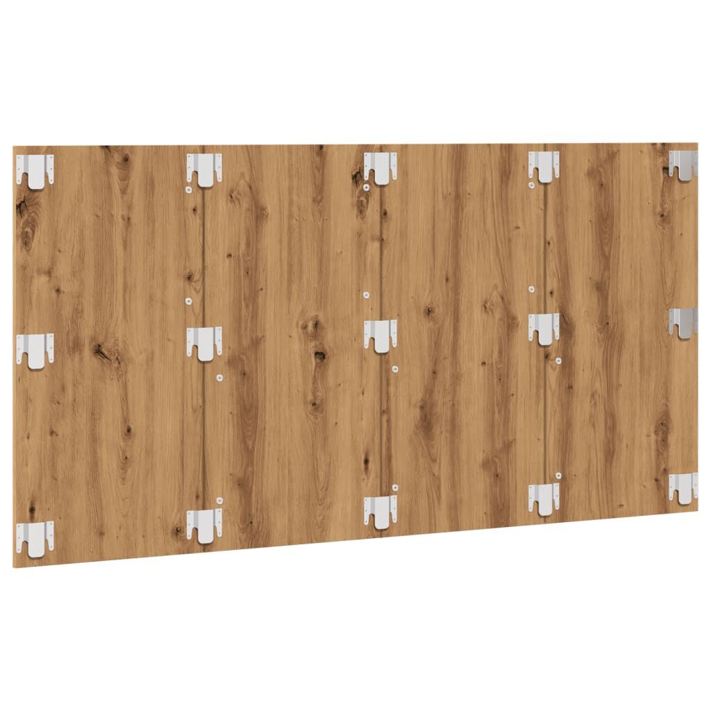 vidaXL Κεφαλάρι κρεβατιού Δρυς τεχνίτης 160x1,5x80 cm