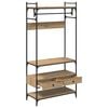 vidaXL Ντουλάπι artisan δρυς 89 x 39 x 184.5 εκ. Επεξεργασμένο ξύλο