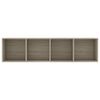 vidaXL Βιβλιοθήκη/Έπιπλο Τηλεόρασης Sonoma Δρυς 143 x 30 x 36 εκ.