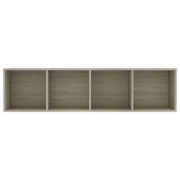 vidaXL Βιβλιοθήκη/Έπιπλο Τηλεόρασης Sonoma Δρυς 143 x 30 x 36 εκ.