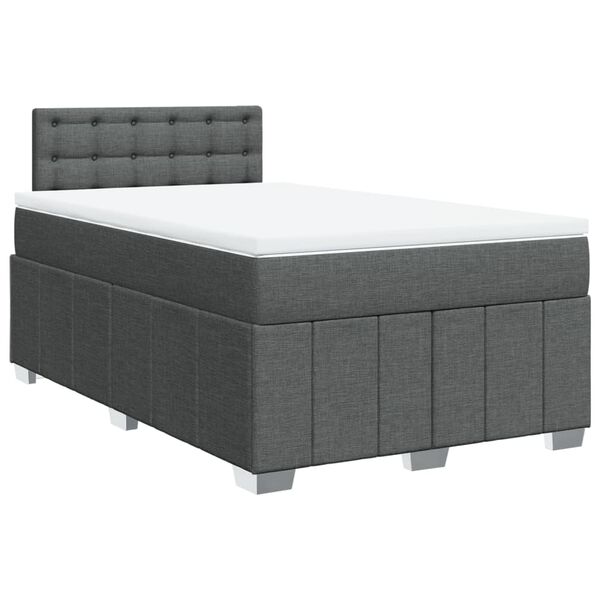 vidaXL &Kappa;&rho;&epsilon;&beta;ά&tau;&iota; Boxspring &mu;&epsilon; &Sigma;&tau;&rho;ώ&mu;&alpha; &Sigma;&kappa;&omicron;ύ&rho;&omicron; &Gamma;&kappa;&rho;&iota; 120x200 &epsilon;&kappa;. &Upsilon;&phi;&alpha;&sigma;&mu;ά&tau;&iota;&nu;&omicron;