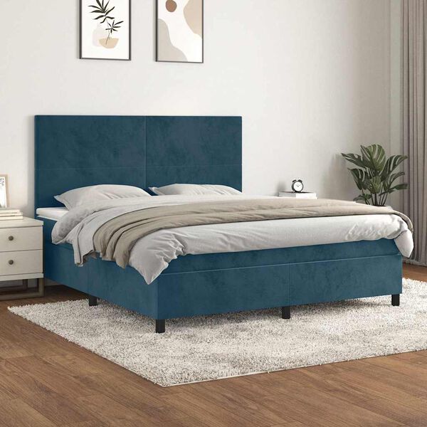 vidaXL &Kappa;&rho;&epsilon;&beta;ά&tau;&iota; Boxspring &mu;&epsilon; &Sigma;&tau;&rho;ώ&mu;&alpha; &Sigma;&kappa;&omicron;ύ&rho;&omicron; &Mu;&pi;&lambda;&epsilon; 180x200 &epsilon;&kappa;. &Beta;&epsilon;&lambda;&omicron;ύ&delta;&iota;&nu;&omicron;