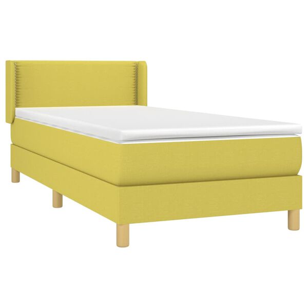 vidaXL &Kappa;&rho;&epsilon;&beta;ά&tau;&iota; Boxspring &mu;&epsilon; &Sigma;&tau;&rho;ώ&mu;&alpha; &Pi;&rho;ά&sigma;&iota;&nu;&omicron; 90x200 &epsilon;&kappa;. &Upsilon;&phi;&alpha;&sigma;&mu;ά&tau;&iota;&nu;&omicron;