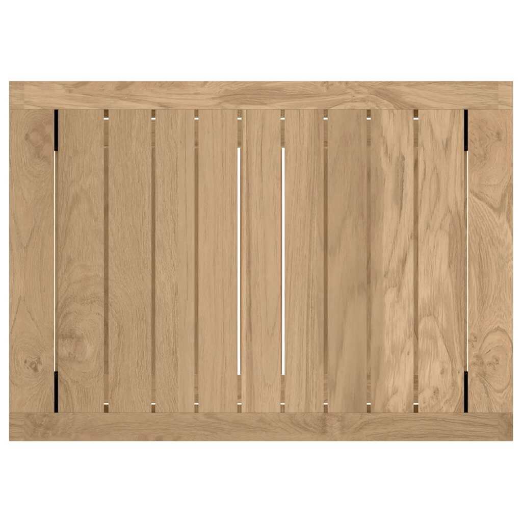 vidaXL Τραπέζι Βοηθητικό Μπάνιου 50 x 35 x 45 εκ. από Μασίφ Ξύλο Teak
