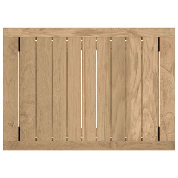 vidaXL Τραπέζι Βοηθητικό Μπάνιου 50 x 35 x 45 εκ. από Μασίφ Ξύλο Teak