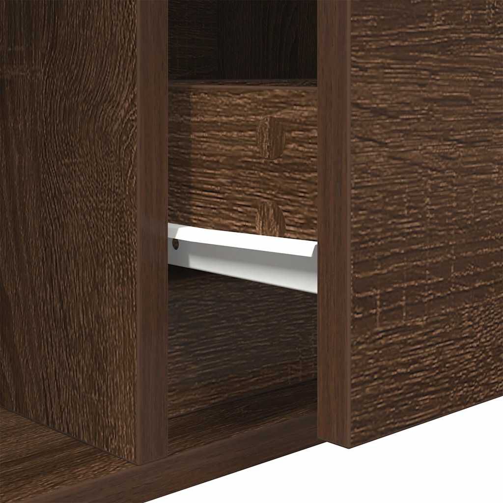 vidaXL Έπιπλα Τηλεόρασης 2 τεμ. 60x31x25,5 εκ. Επεξεργασμένο Ξύλο