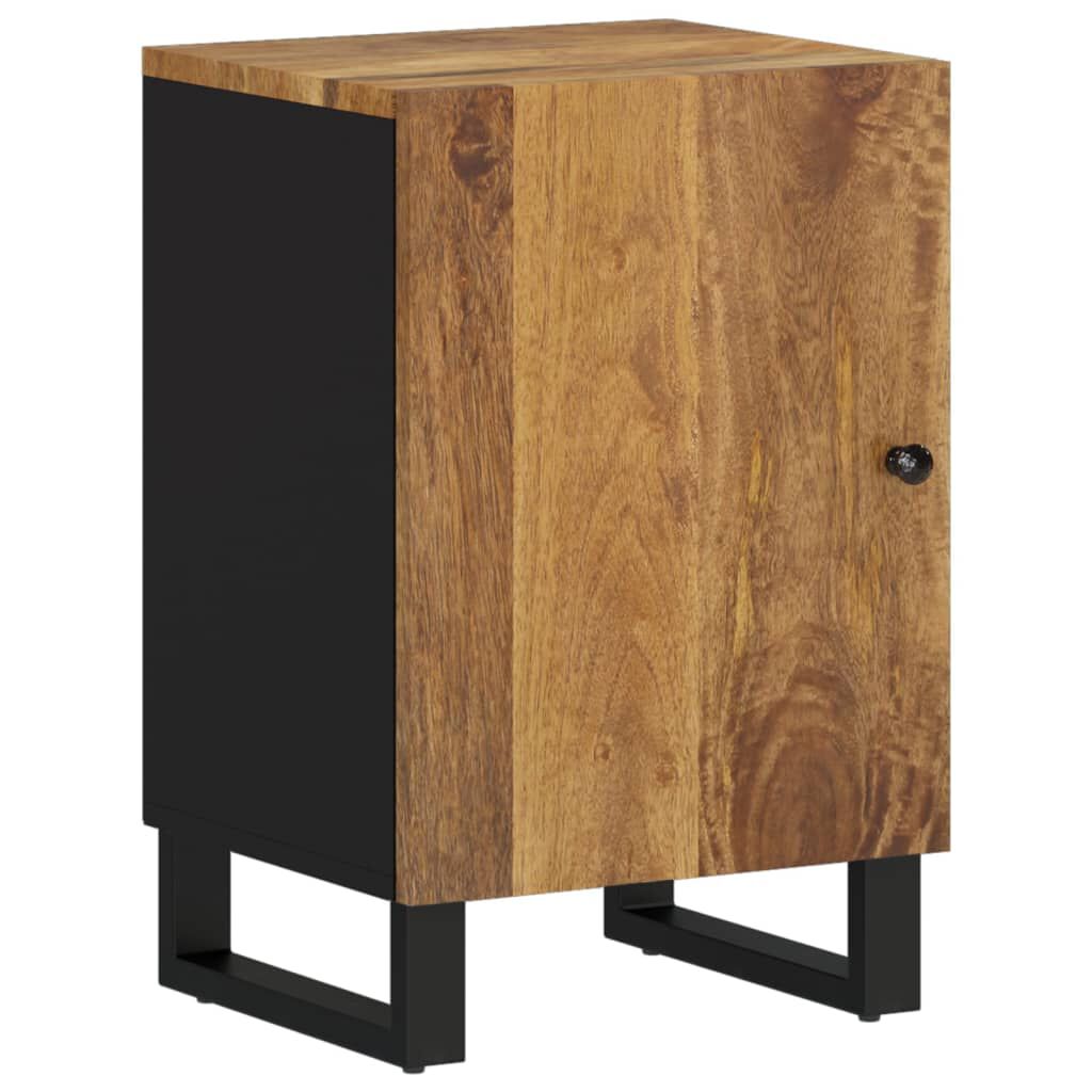 vidaXL Ντουλάπι Μπάνιου 38 x 33 x 58 εκ. από Μασίφ Ξύλο Μάνγκο