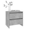 vidaXL Κομοδίνο Γκρι Σκυροδέματος 45 x 34,5 x 44,5 εκ. από Μοριοσανίδα