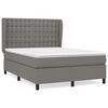 vidaXL &Kappa;&rho;&epsilon;&beta;ά&tau;&iota; Boxspring &mu;&epsilon; &Sigma;&tau;&rho;ώ&mu;&alpha; &Sigma;&kappa;&omicron;ύ&rho;&omicron; &Gamma;&kappa;&rho;&iota; 140x200 &epsilon;&kappa; &Upsilon;&phi;&alpha;&sigma;&mu;ά&tau;&iota;&nu;&omicron;