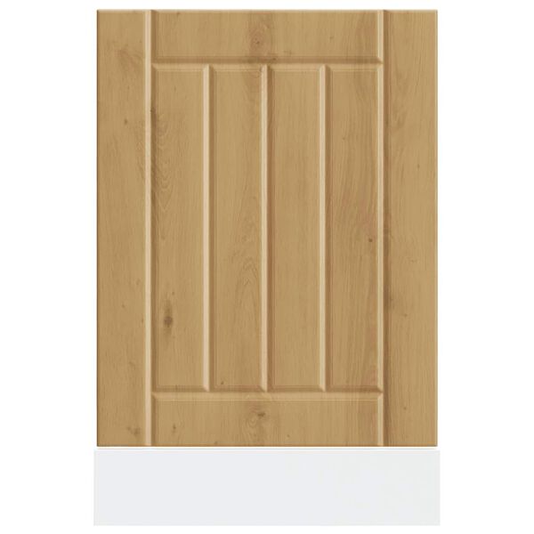 vidaXL Πίνακας πλυντηρίου πιάτων "Lucca" Artisan Oak Engineered Wood
