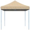 vidaXL Τέντα Εκδηλώσεων Πτυσσόμενη Pop-Up Μπεζ 440x292x315 εκ.