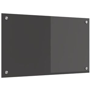 vidaXL Πίσω Πάνελ Κουζίνας Σκούρο γκρι 70 x 40 x 0,6 εκ.