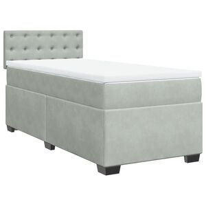 vidaXL &Kappa;&rho;&epsilon;&beta;ά&tau;&iota; Boxspring &mu;&epsilon; &Sigma;&tau;&rho;ώ&mu;&alpha; &Alpha;&nu;&omicron;&iota;&chi;&tau;ό &Gamma;&kappa;&rho;&iota; 80x200 &epsilon;&kappa;. &Beta;&epsilon;&lambda;&omicron;ύ&delta;&iota;&nu;&omicron;
