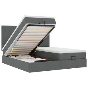 vidaXL &Omicron;&theta;&omega;&mu;&alpha;&nu;&iota;&kappa;ό &kappa;&rho;&epsilon;&beta;ά&tau;&iota; &mu;&epsilon; &sigma;&tau;&rho;ώ&mu;&alpha;&tau;&alpha;&LEDs &Sigma;&kappa;&omicron;ύ&rho;&omicron; &gamma;&kappa;&rho;&iota; 180x200cm ύ&phi;&alpha;&sigma;&mu;&alpha;