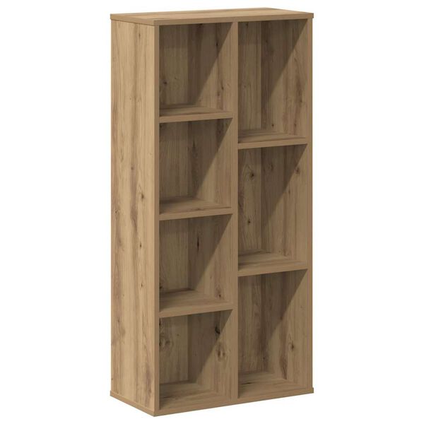 vidaXL Βιβλιοθήκη Αρτισιανή Δρυς 50x25x105 εκ. από Επεξεργασμένο Ξύλο