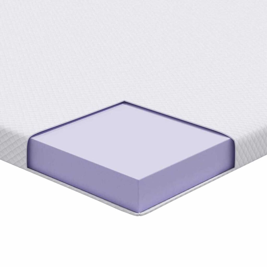vidaXL Στρώματα Λευκό 70 x 200 cm 100% ύφασμα πολυεστέρα με τζακάρ