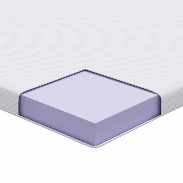 vidaXL Στρώματα Λευκό 70 x 200 cm 100% ύφασμα πολυεστέρα με τζακάρ