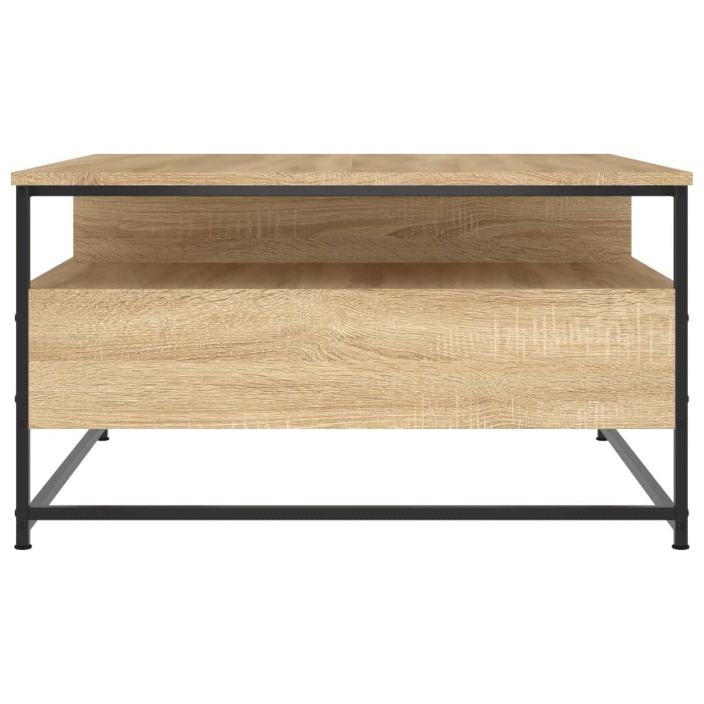 vidaXL Τραπεζάκι Σαλονιού Sonoma Δρυς 80 x 80 x 45 εκ. Επεξεργ. Ξύλο