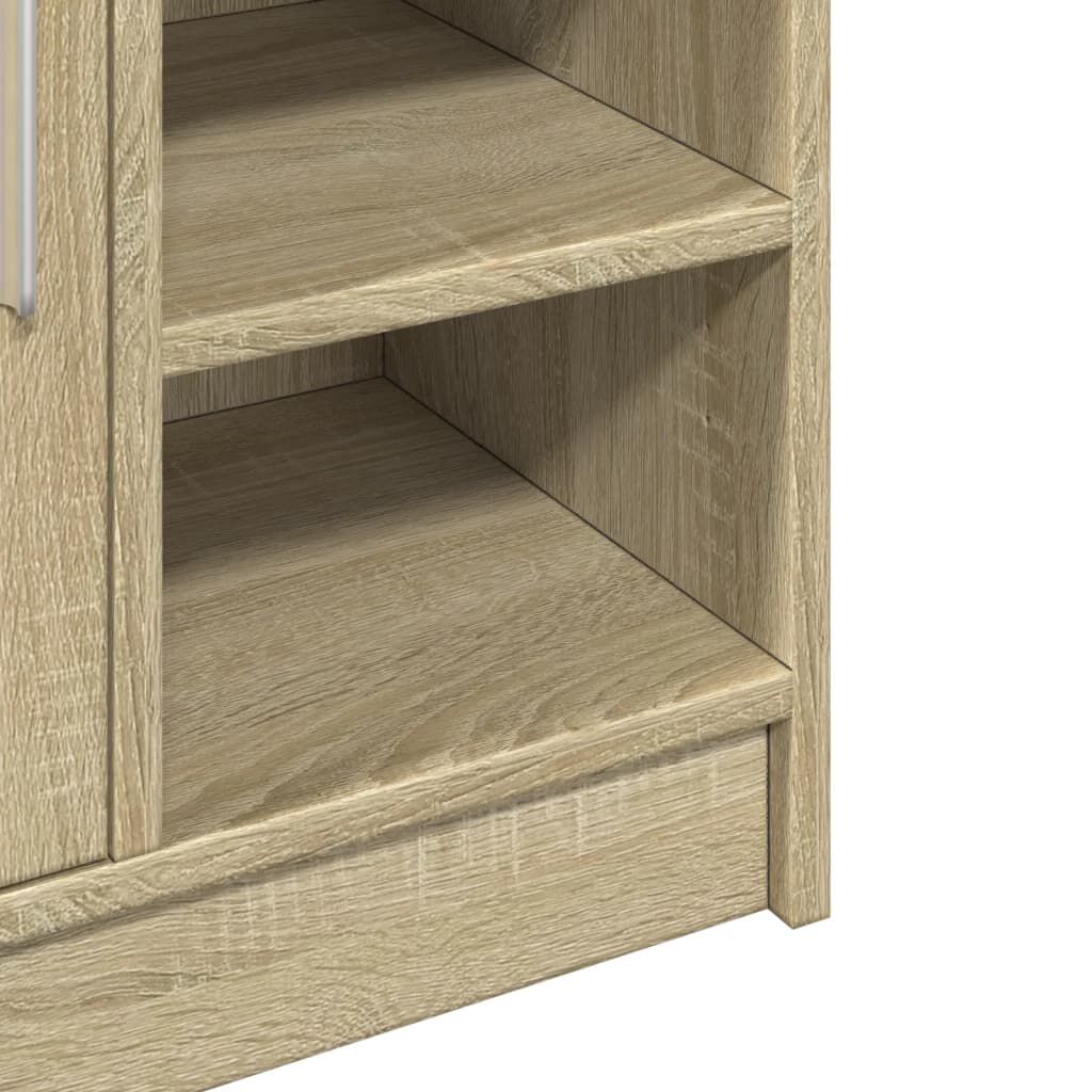 vidaXL Ντουλάπι Νιπτήρα Sonoma Δρυς 63x29x55 εκ. Επεξεργασμένο Ξύλο