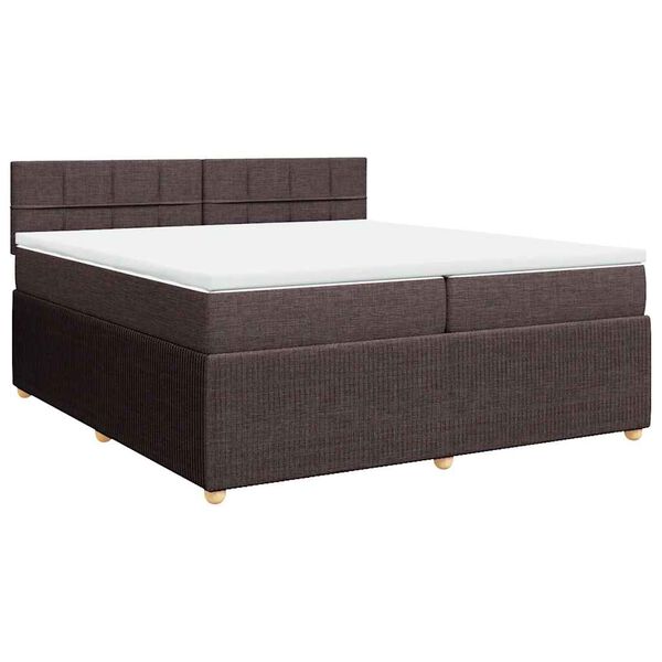 vidaXL &Kappa;&rho;&epsilon;&beta;ά&tau;&iota; Boxspring &mu;&epsilon; &Sigma;&tau;&rho;ώ&mu;&alpha; &Sigma;&kappa;&omicron;ύ&rho;&omicron; &Kappa;&alpha;&phi;έ 200x200 &epsilon;&kappa;. &Upsilon;&phi;&alpha;&sigma;&mu;ά&tau;&iota;&nu;&omicron;