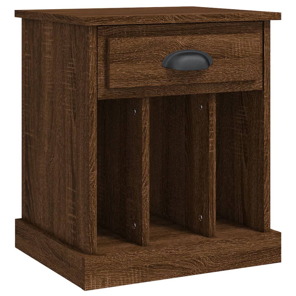 vidaXL Κομοδίνα 2 τεμ. Καφέ Δρυς 43x36x50 εκ.