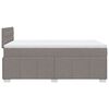 vidaXL &Kappa;&rho;&epsilon;&beta;ά&tau;&iota; Boxspring &mu;&epsilon; &Sigma;&tau;&rho;ώ&mu;&alpha; Taupe 120x190 &epsilon;&kappa;. &Upsilon;&phi;&alpha;&sigma;&mu;ά&tau;&iota;&nu;&omicron;