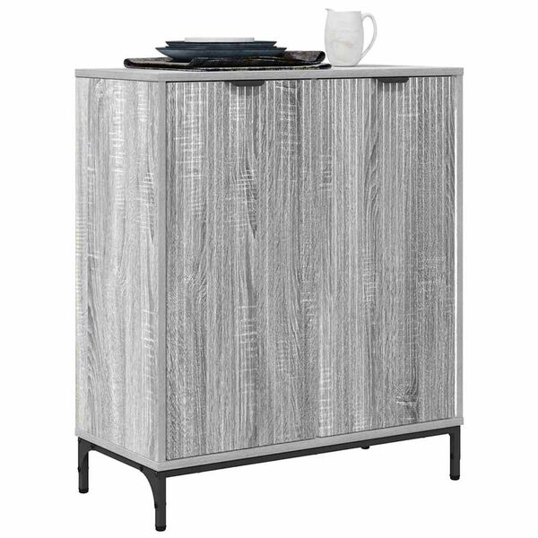 vidaXL Πλαϊνό γραφείο Γκρι sonoma 69.5 x 33 x 82 εκ.