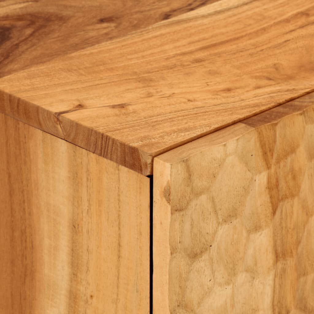 vidaXL Ντουλάπι Βοηθητικό 90 x 33 x 75 εκ. από Μασίφ Ξύλο Ακακίας