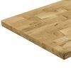 vidaXL Επιφάνεια Τραπεζιού Ορθογώνια 44 χιλ 140x60 εκ Μασίφ Ξύλο Δρυός